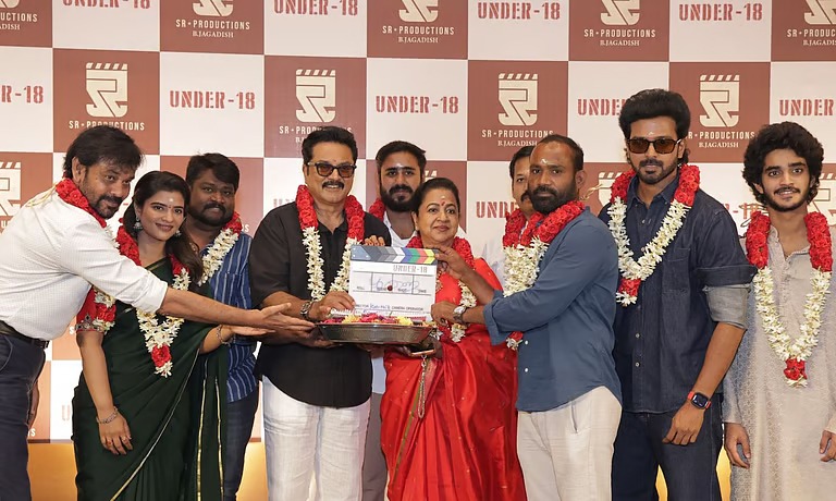 கிச்சா சுதீப், ஐஸ்வர்யா ராஜேஷ், விக்ராந்த் நடிப்பில் உருவாகும் திரைப்படம் ‘அண்டர் 18’ படம் பூஜையுடன் தொடக்கம்